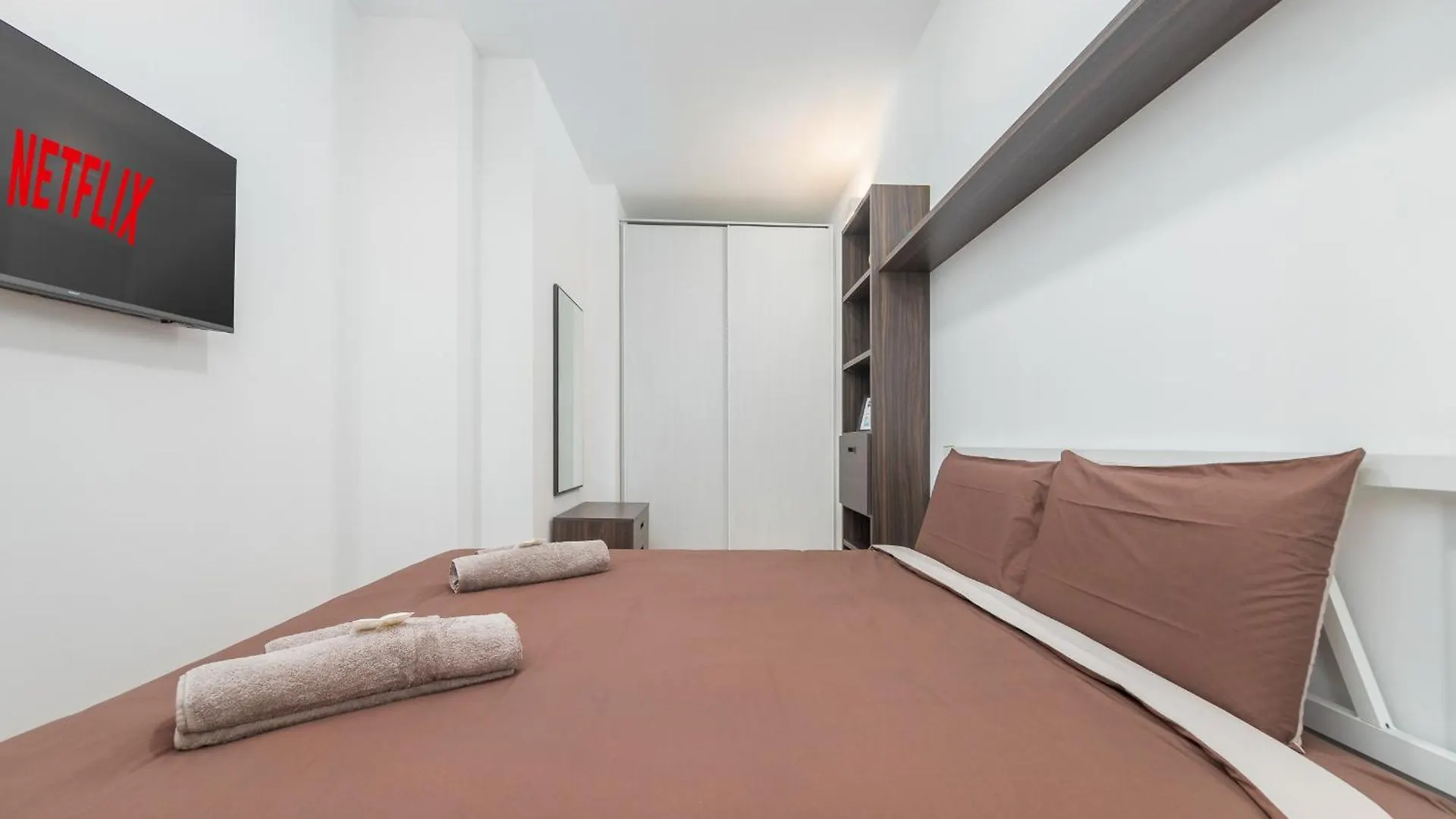 Apartmán Free Private Parking - 5 Min To Metro - Access Control Guard - Quiet Milán
